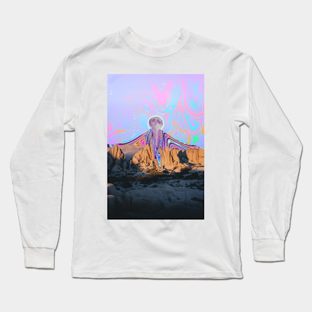 Melting Thoughts Long Sleeve T-Shirt by Cajuca